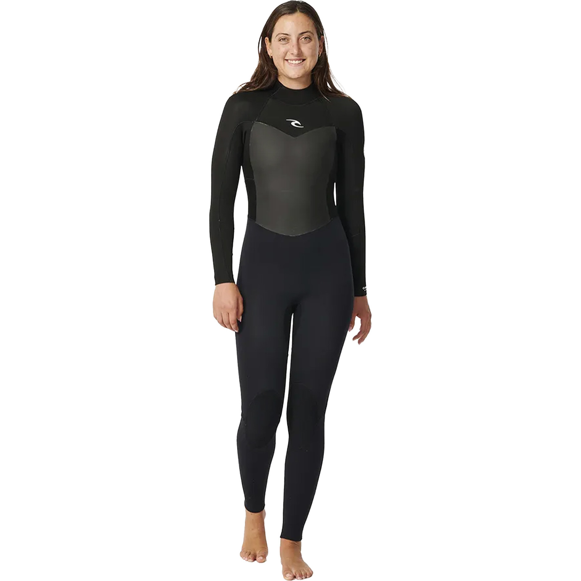 2026 Rip Curl Da Donna Omega 3/2mm Gbs Back Zip Muta 157WFS - Black